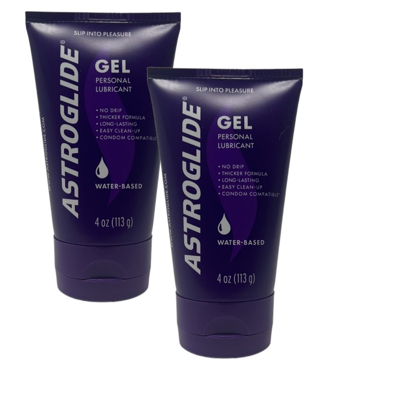2 Pack – Astroglide Personal Lubricant Gel, 4oz Each