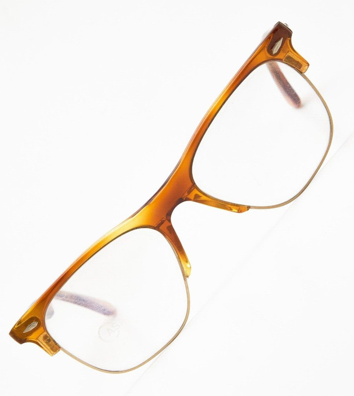 ASAR cb turtle gold butterfly frame glasses vintage 80s👓Unisex