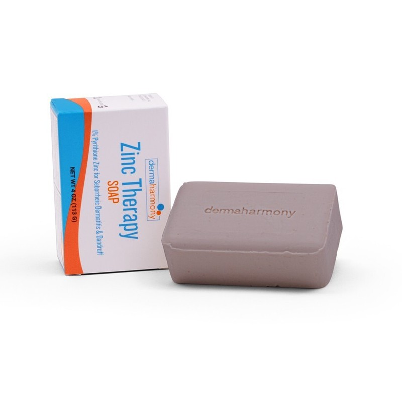 1% Pyrithione Zinc (ZNP) Bar Soap - DermaHarmony 4 oz (3 Bars) gallery