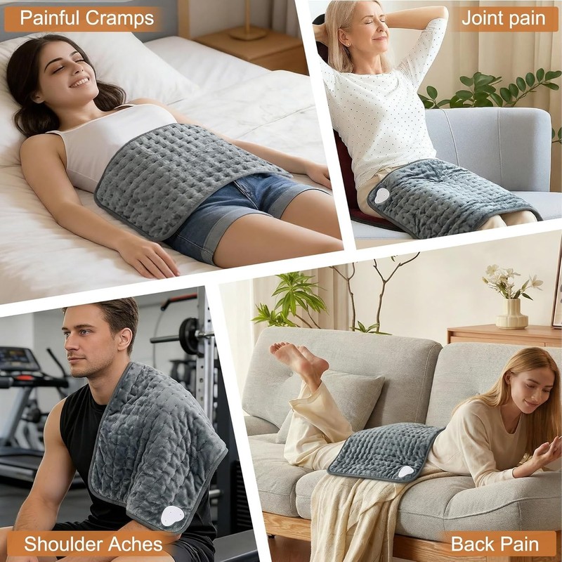 Electric Heating pad for Back Neck Shoulder Knee Arms Legs- Electric Heat Pad... gallery