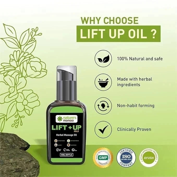 Mens Vitality Oil 50ml Natural Herbal Wellness Formula for Men Freshness Support gallery