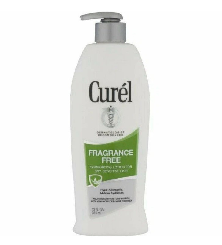 Curel Body Lotion Fragrance Free Comfort Dry Skin 13oz Pack of 6 New Packaging