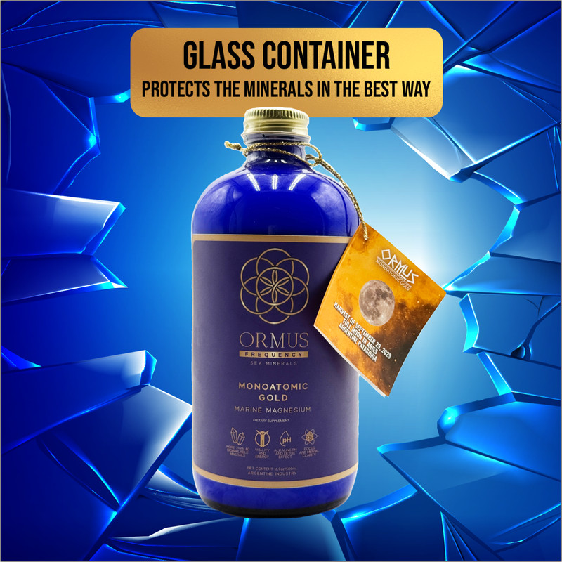 ORMUS MONOATOMIC GOLD 500ML - MULTIMINERAL SOLUTION EXTRACTED FROM SEA SALTS gallery