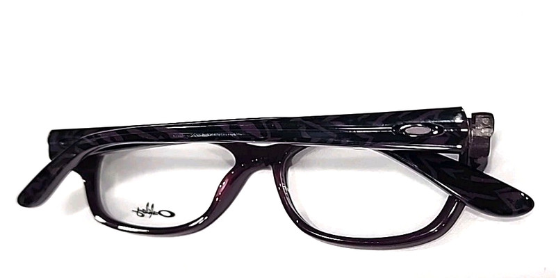 Oakley OX1067-0452 Paceline Black Rasberry Purple Eyeglasses 52-15 142 Box Case gallery
