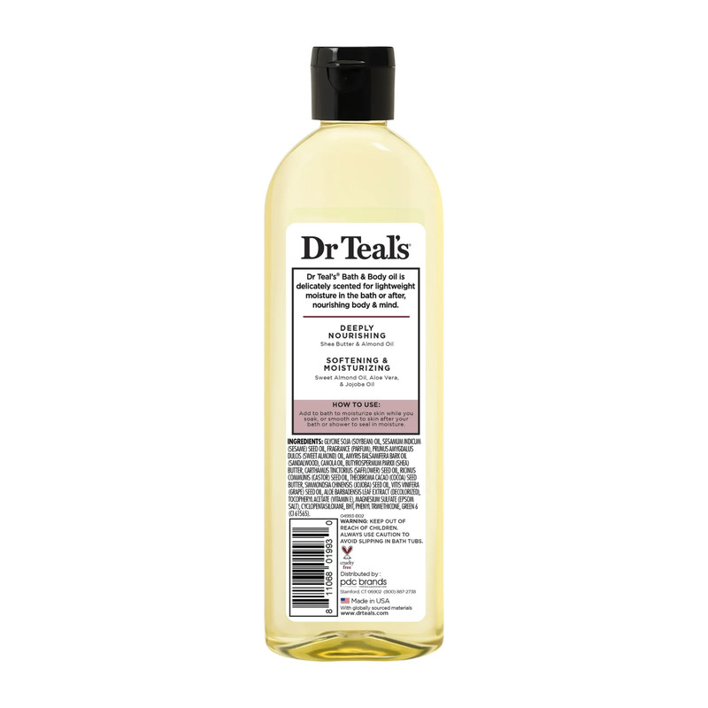 Dr Teal's Shea Butter Moisturizing Bath & Body Oil, Daily Use, 8.8 fl oz gallery