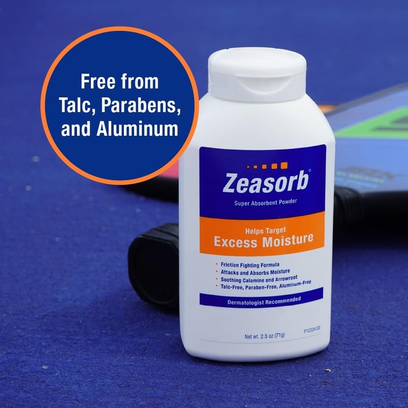 Zeasorb Excess Moisture Control Super Absorbent Foot & 2.5 Ounce (Pack of 1) gallery