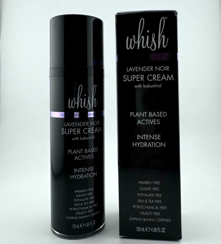 Whish Lavender Noir Super Cream w/ Bakuchiol Hydrating Body Lotion 4.06 fl oz.