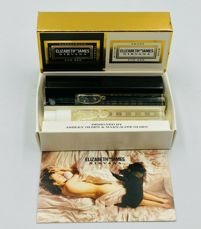 Elizabeth and James Nirvana White/Black Set Spray 2 x 0.14 oz/4 ml NIB Lot 50pcs gallery