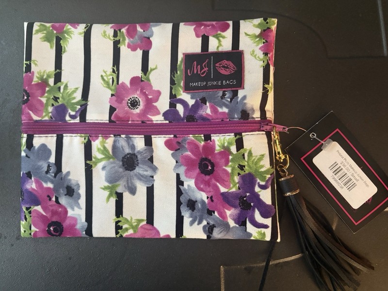 *NWT* Makeup Junkie Retired Small Petunia Plum Bag
