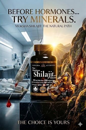 Natural Testosterone Support [Energy,Detox,Vitality] Full Strength Shilajit Ult gallery