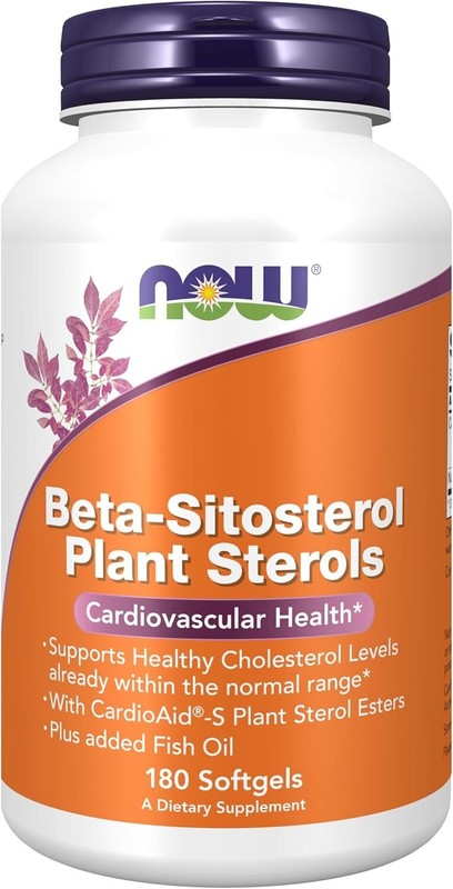 NOW Foods Beta-Sitosterol Plant Sterols 180 Softgels