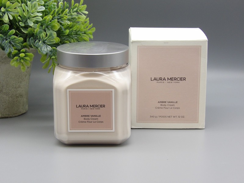 Laura Mercier Ambre Vanille Body Cream 12 oz JUMBO New In Box RARE HARD TO FIND! gallery