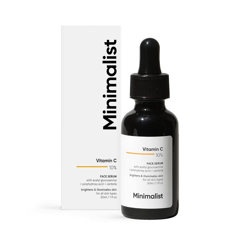 Minimalist 10% Advanced Vitamin C Serum for Glowing Skin Dark Spots 30ml