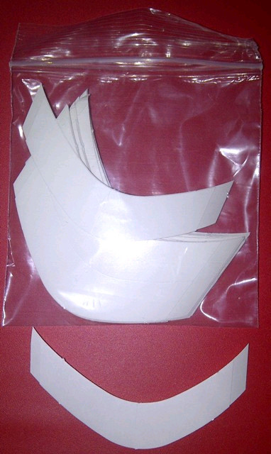 3M Clear 1522 3/4″ x 3″ A curve 108 strips hairpiece wig toupee tape daily wear