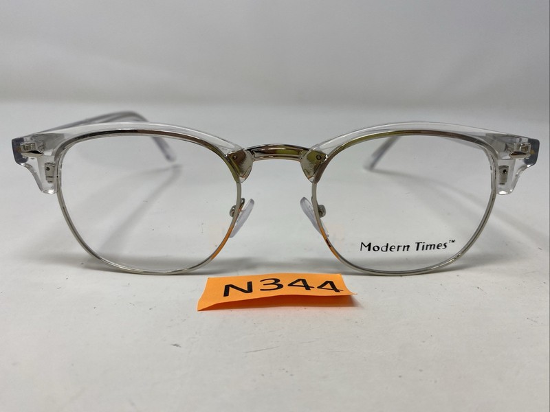 Modern Times CLASSIC CRYSTAL/SILVER 52-20-140 Full Rim Eyeglasses Frame N344 gallery