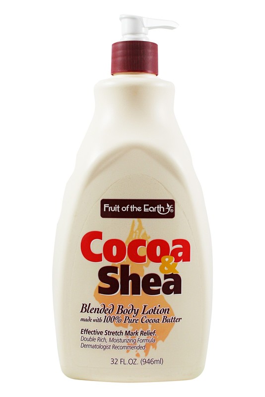 Fruit of the Earth Cocoa and Shea Blended Body Lotion – 32 fl oz (946 ml)