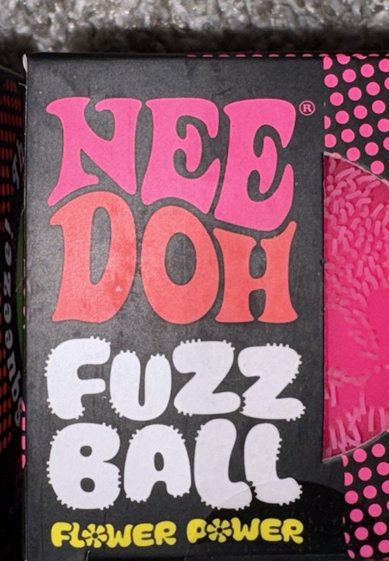 Nee Doh - Funky Pup X12 & Fuzz Ball X2 - Pink, Orange, Blue, Purple - Schylling gallery