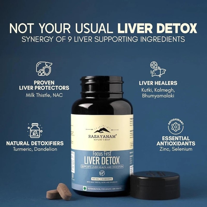 Liver Detox Supplement | Milk Thistle with 80% Silymarin | With 9-Ingredient gallery