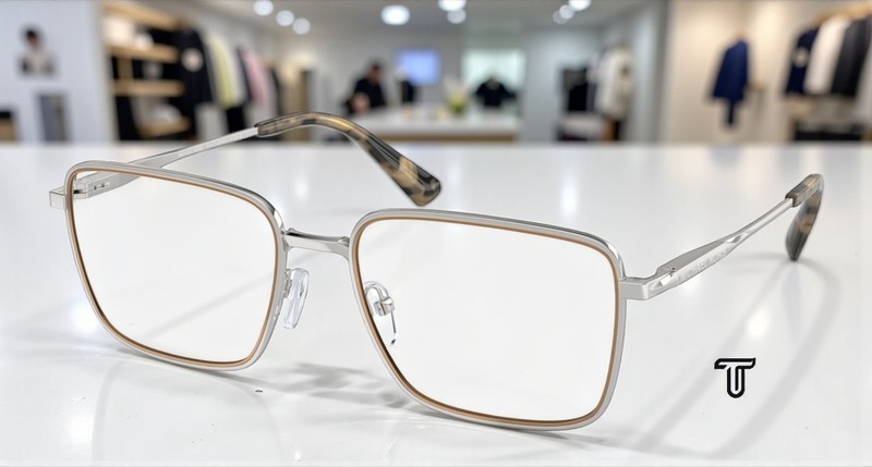 MICHAEL KORS MK3079 1893 Mã©ribel Shiny Silver Demo Lens 56 mm Men’s Eyeglasses
