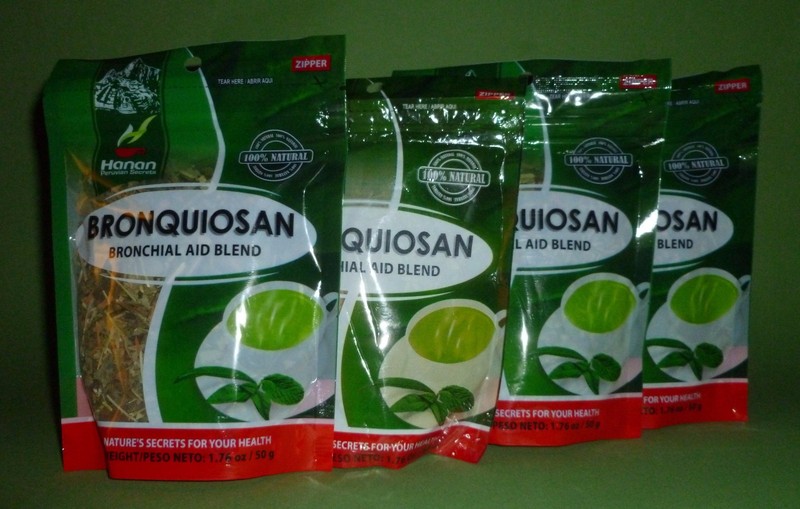 Bronquiosan Hierba Te (Bronchial Relief blend (EUCALIPTO / PULMONARIA) (4 Bags)