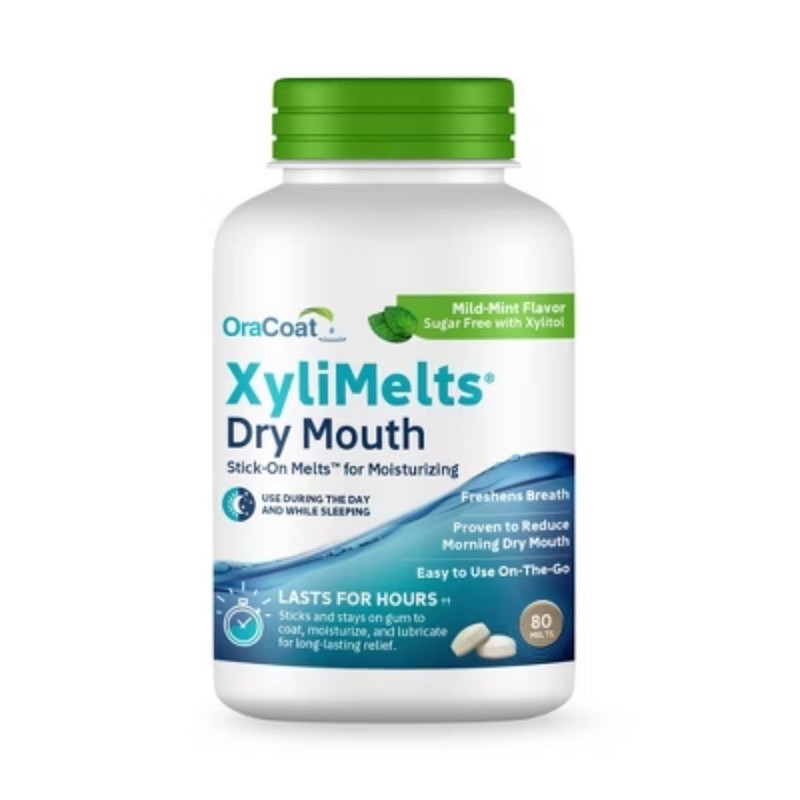New OraCoat XyliMelts for Dry Mouth Relief Mild Mint