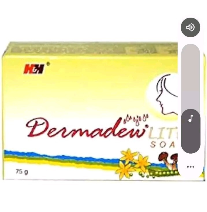 3 X Dermadew Lite Soap 75gm Each USA SELLER EXPIRY: 08/2026