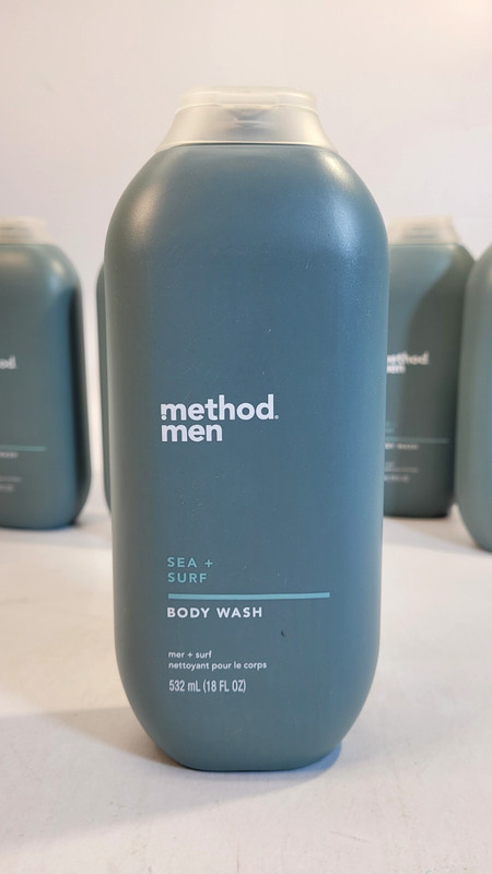 Method Men Body Wash Sea + Surf 18 oz Paraben & Phthalate Free (Pack of 6) gallery