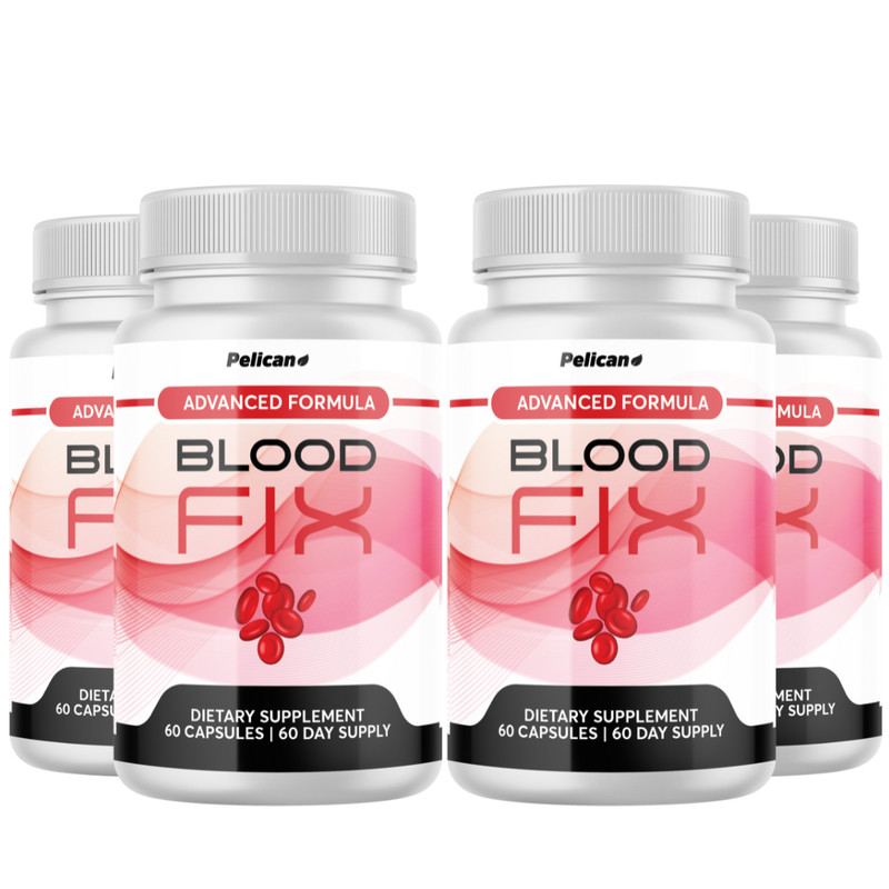 Blood Fix- Blood Support- 4 Bottles- 240 Capsules