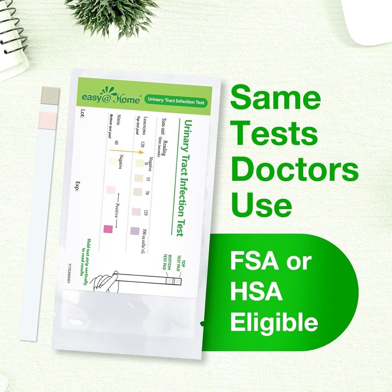 Easy@Home 100 Individual Pouch Urinary Tract Infection Test Strips gallery