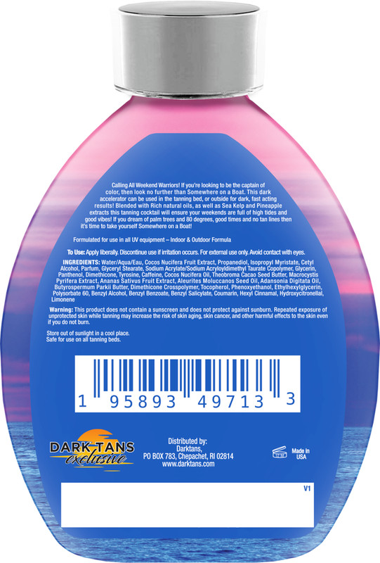 Somewhere On A Boat Indoor & Outdoor Dark Tanning Bed Lotion - Boating & Anchor gallery