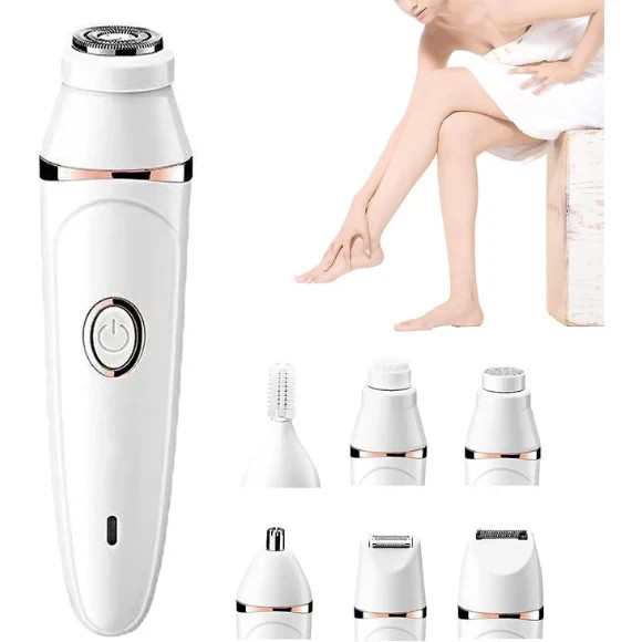 7 in 1 Face Razor for Women, Instant & Painless Beauty Tools Kit for All Skin Ty