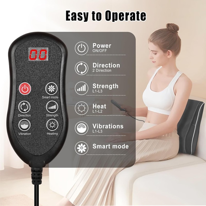 Shiatsu Neck and Back Massager with Heat,Neck Massager for Pain Relief deep T... gallery