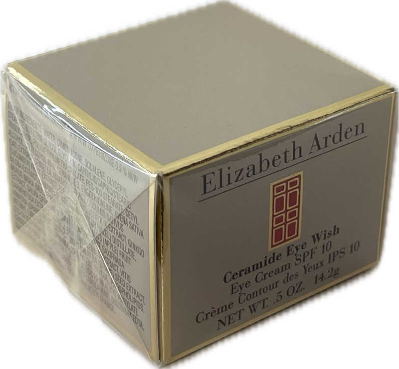 Elizabeth Arden Ceramide Eye Wish Cream SPF 10, 0.5 OZ. Made in USA. New, Sealed