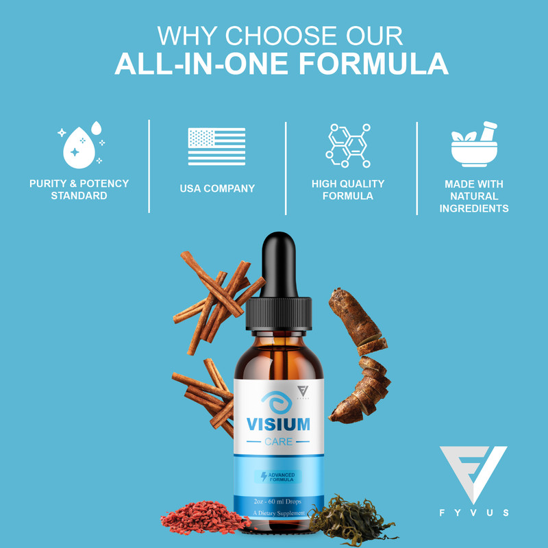 (3 Pack) Visium Care Drops, VisiumCare Advanced Vision Support Formula (6oz) gallery