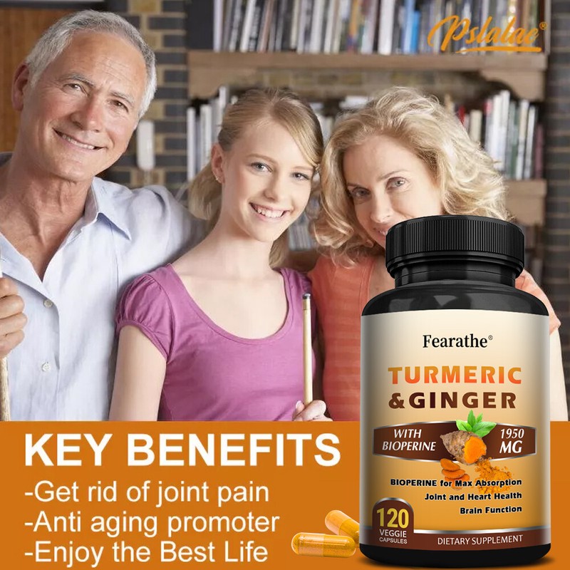 Turmeric Curcumin Bioperine 1950mg Muscle Health Supports Immune System 120 Pill gallery