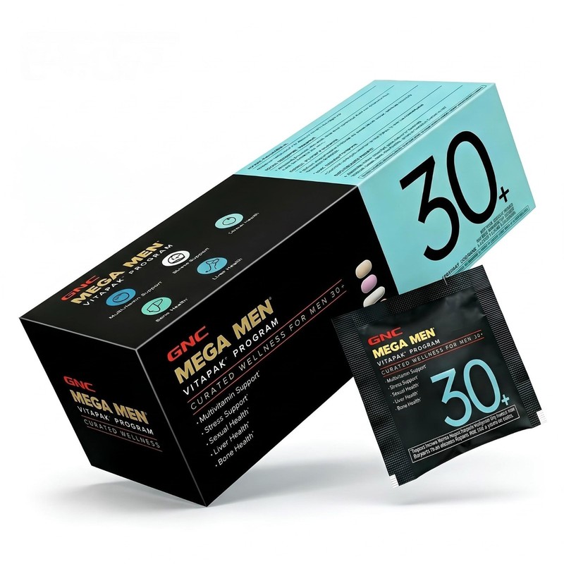 GNC Mega Men Vitapak Program 30+ Daily Vitamins for Men 1-Month Supply gallery