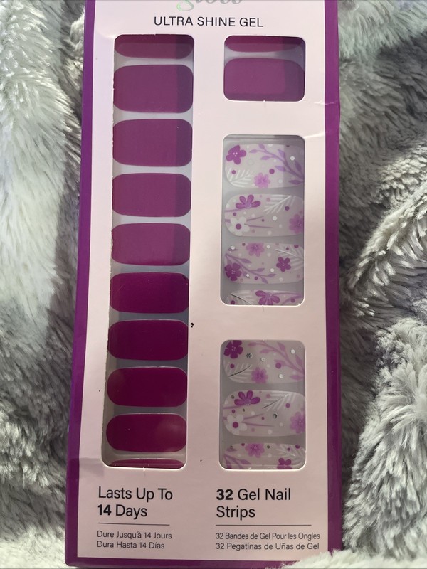 Dashing Diva Nail Strips Gloss Ultra Shine Gel Fleur Flair Up 32 Nail Strips gallery