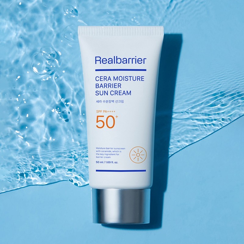 REAL BARRIER Cera Moisture Barrier Sun Cream 1,69oz / 50ml SPF50+ K-Beauty gallery