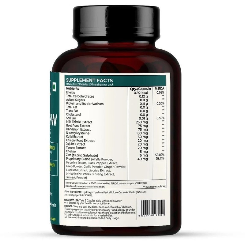 Liver Detox Supplement with Milk Thistle, Berberine& more Natural Detoxification gallery