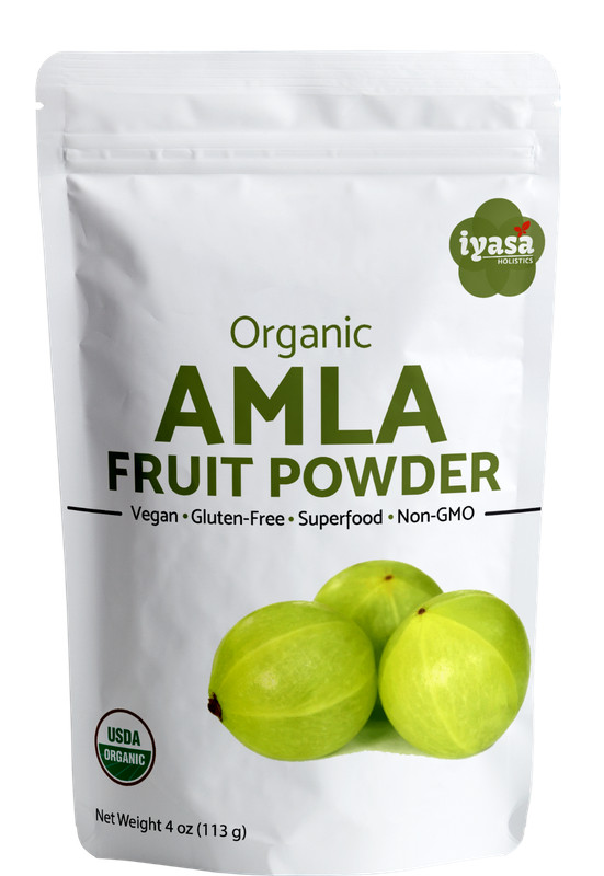 Amla Powder Certified Organic Amalaki Indian Gooseberry 4,8 oz,1lb FastShipping