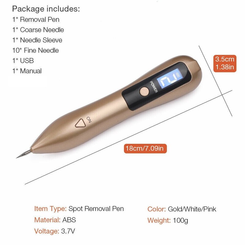 Fibroblast Plasma Pen Wart Tattoo Freckle Dark Spot Removal Skin Tag 9 Levels gallery
