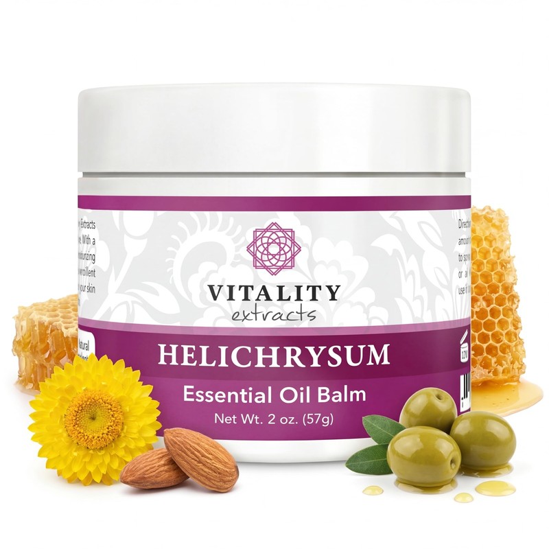 Vitality Extracts Helichrysum Balm – 2oz, 2 Ounce (Pack of 1)