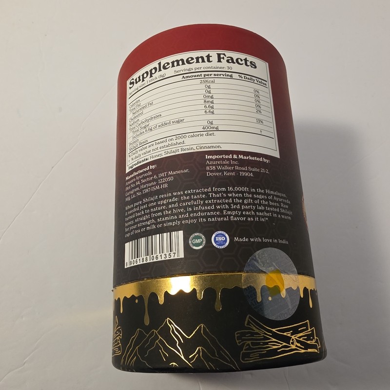 Better Alt Pure Himalayan Shilajit CINNAMON Honey STICKS - 30 Sticks BetterAlt gallery