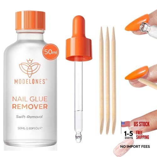 50 ML Nail Glue Remover for Base Coat Press On 1.69 Fl Oz (Pack of 1) Clear