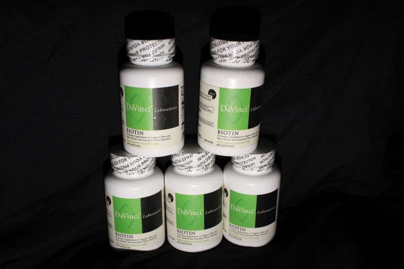 DaVinci Laboratories Biotin 5 mg 60 Capsules Vegetarian Gluten-Free Adult gallery