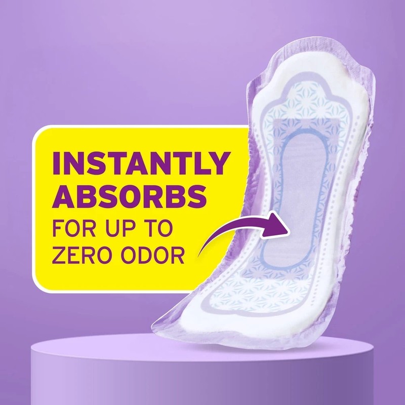 Women's sanitary pads, optimal absorption of 6 drops, 52 Count. gallery