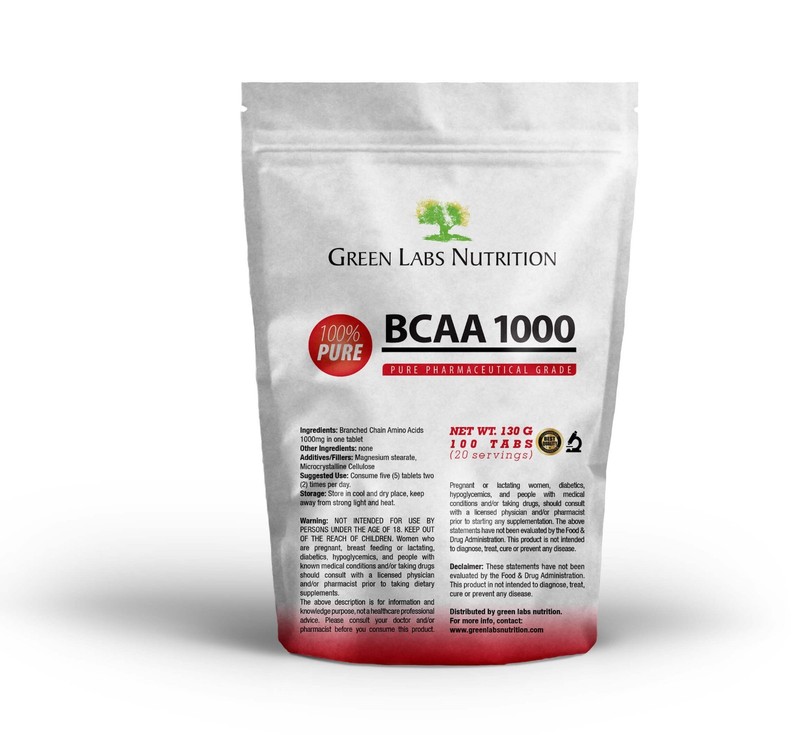 BCAA 1000mg Tablets Anticatabolic Amino Acids Leucine Isoleucine Valine