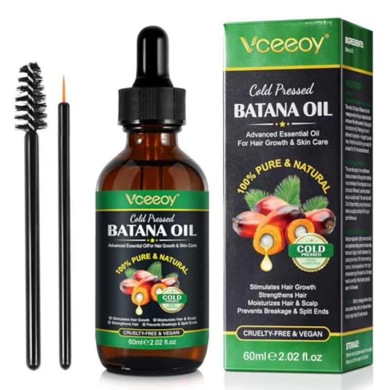 Batana Oil – 100% Pure & Natural from Honduras for Hair Growth, Eliminates Split