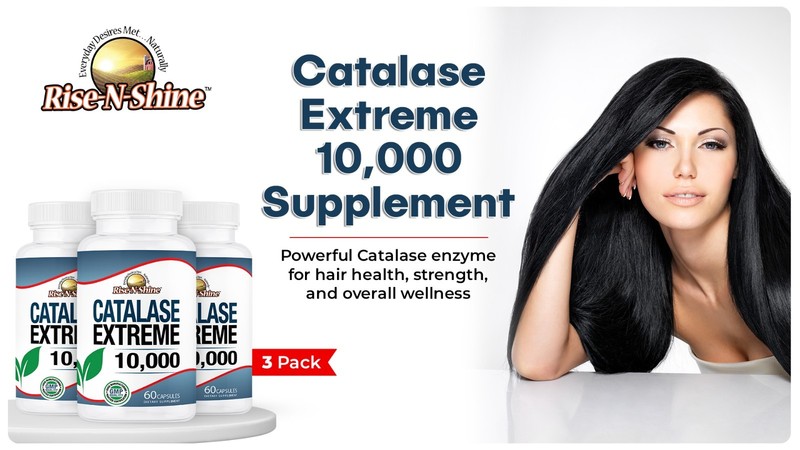 CATALASE EXTREME 10,000 - Buy 2 Get One FREE (3 Pack) Rise-N-Shine gallery