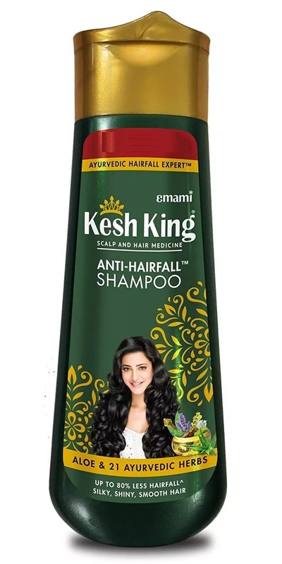 6 x Kesh King Ayurveda Anti-Hair fall Shampoo With 21 Ayurvedic Herb- 200 MLeach